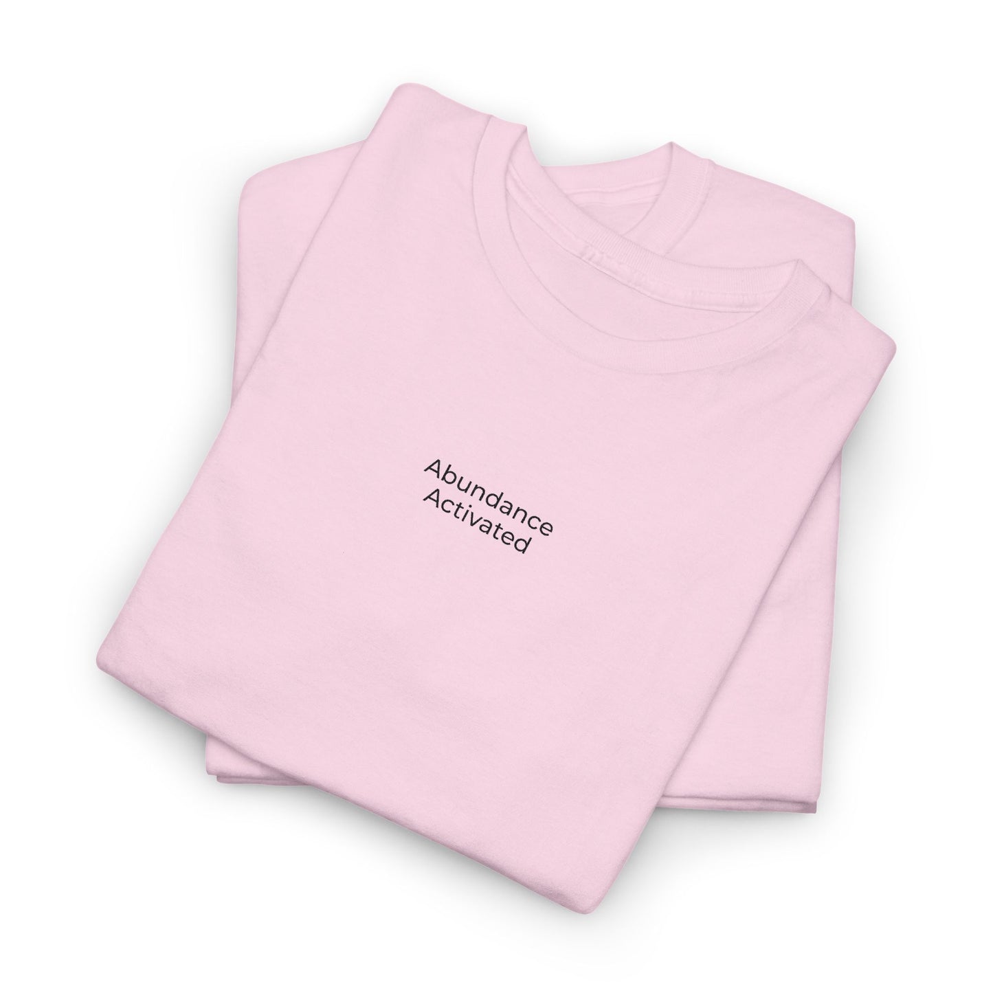 Abundance Activated Unisex Heavy Cotton Tee (Embroidered)