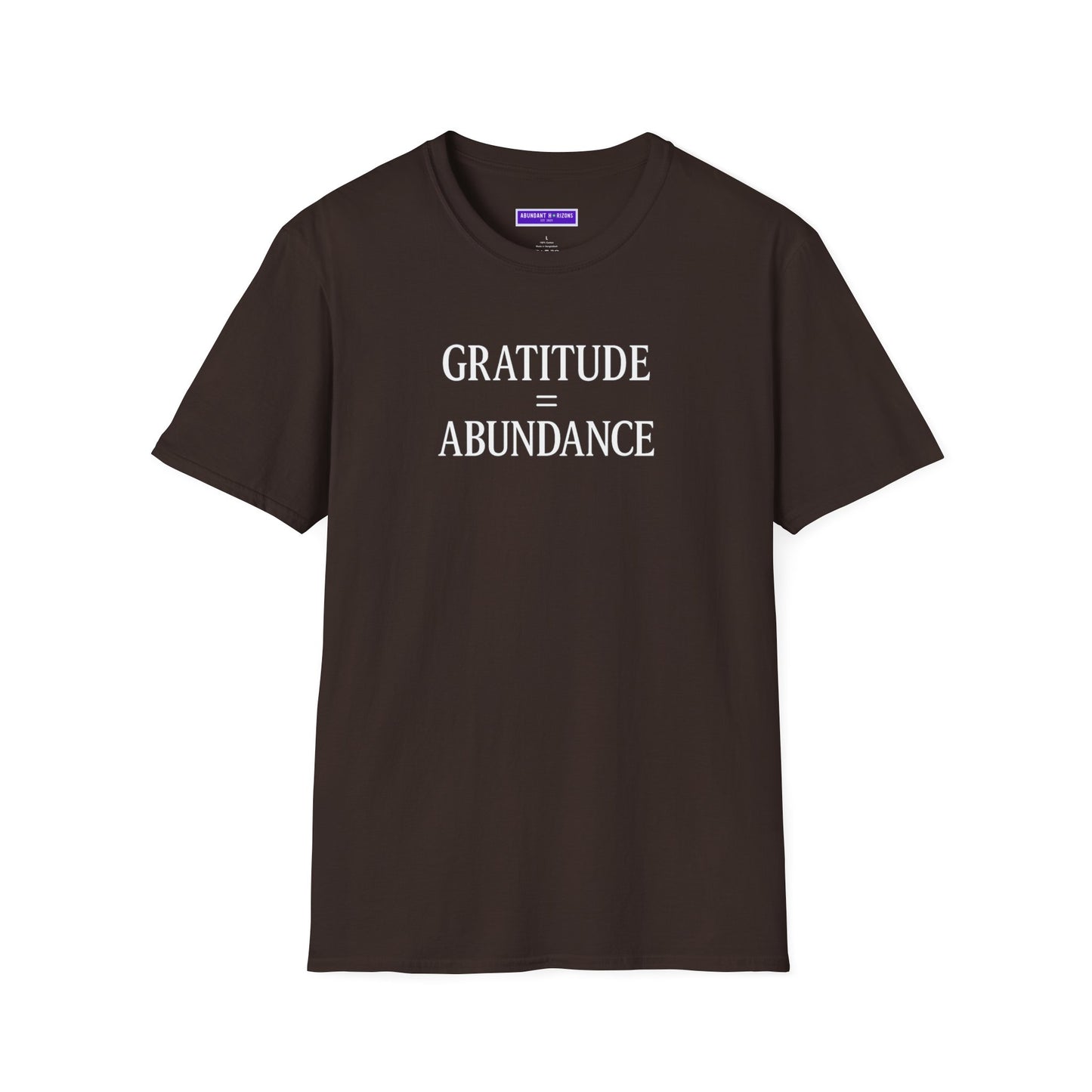 Gratitude Equals Abundance T-Shirt