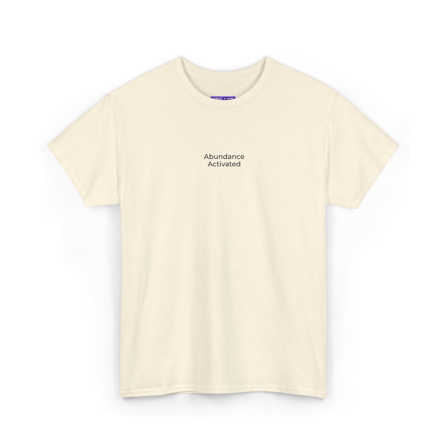 Abundance Activated Unisex Heavy Cotton Tee (Embroidered)