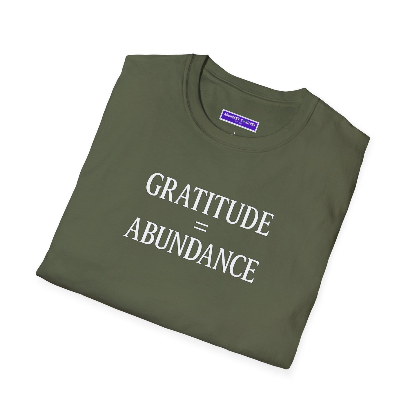 Gratitude Equals Abundance T-Shirt