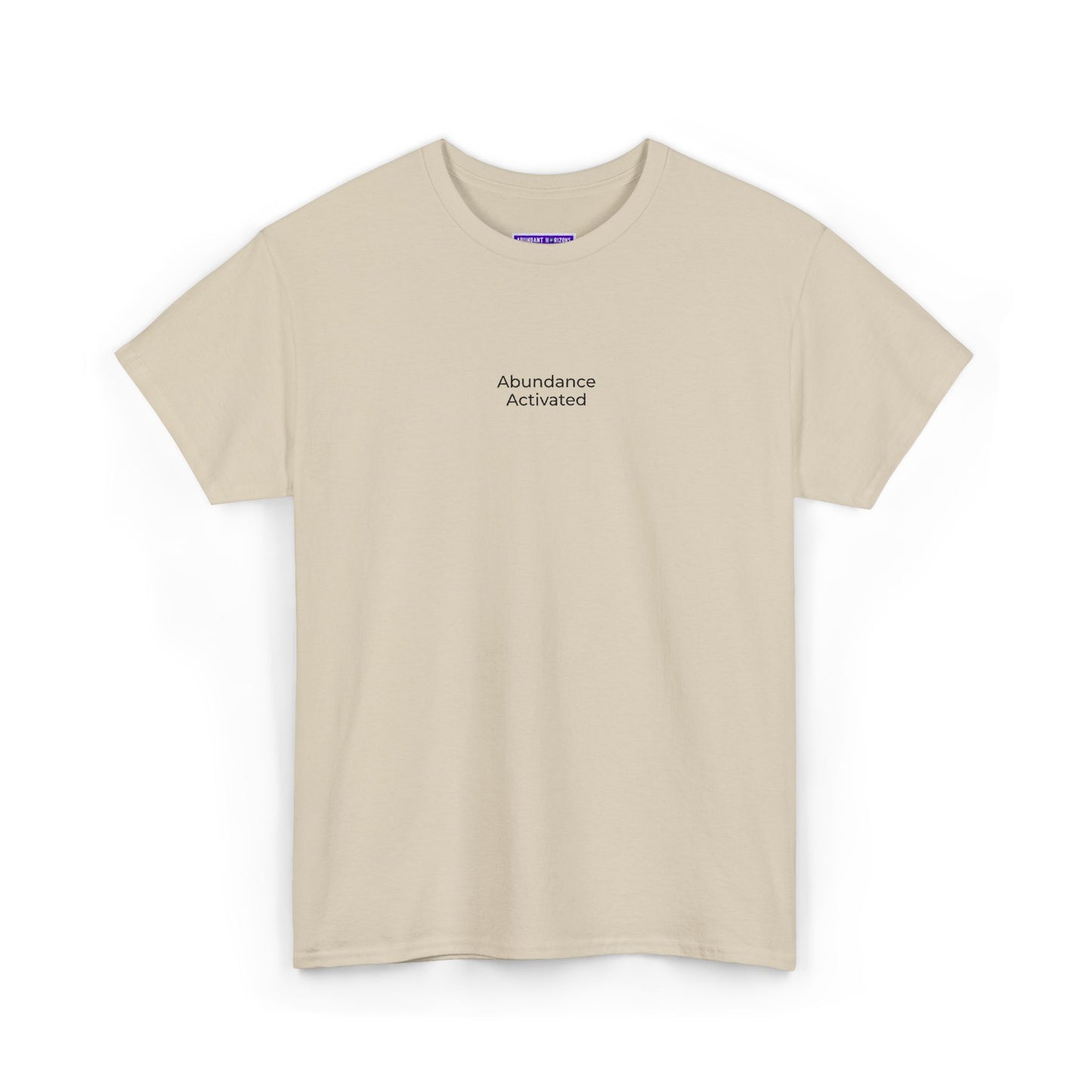 Abundance Activated Unisex Heavy Cotton Tee (Embroidered)