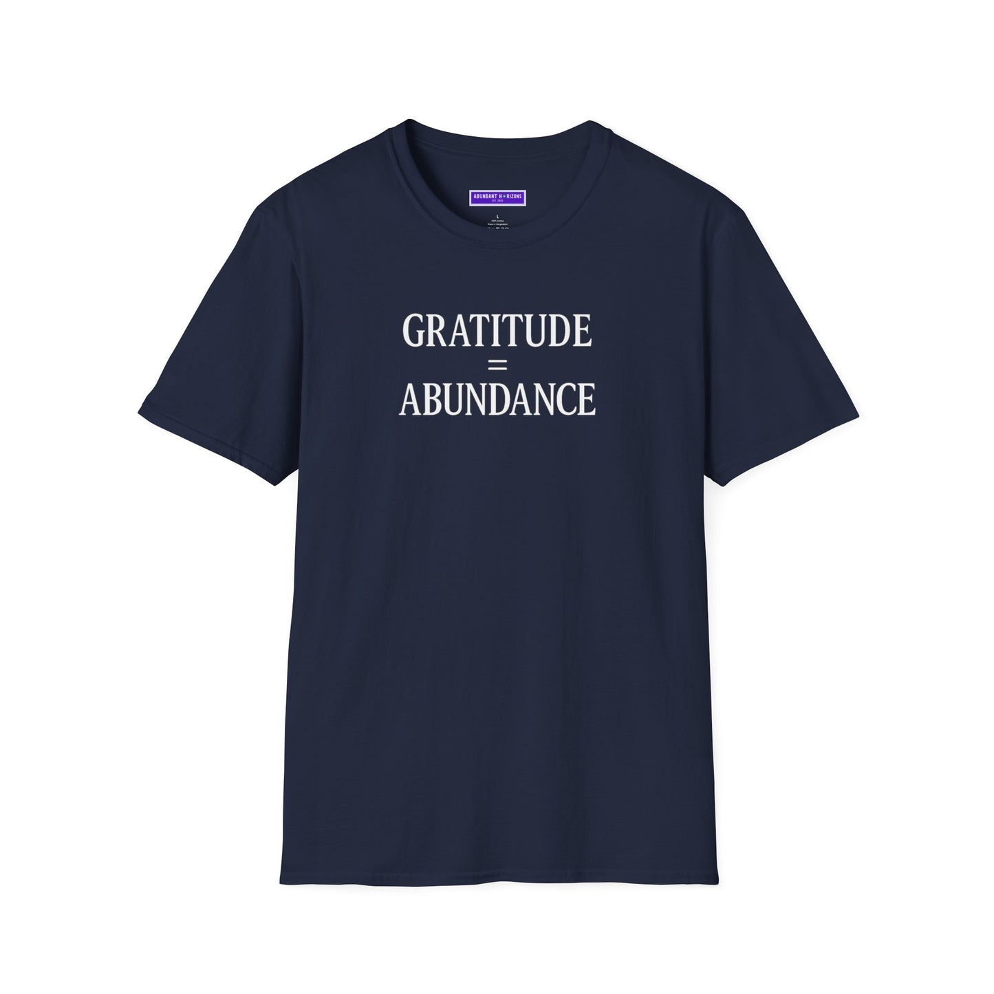 Gratitude Equals Abundance T-Shirt