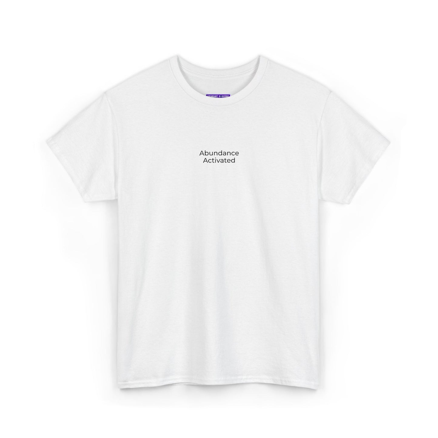 Abundance Activated Unisex Heavy Cotton Tee (Embroidered)