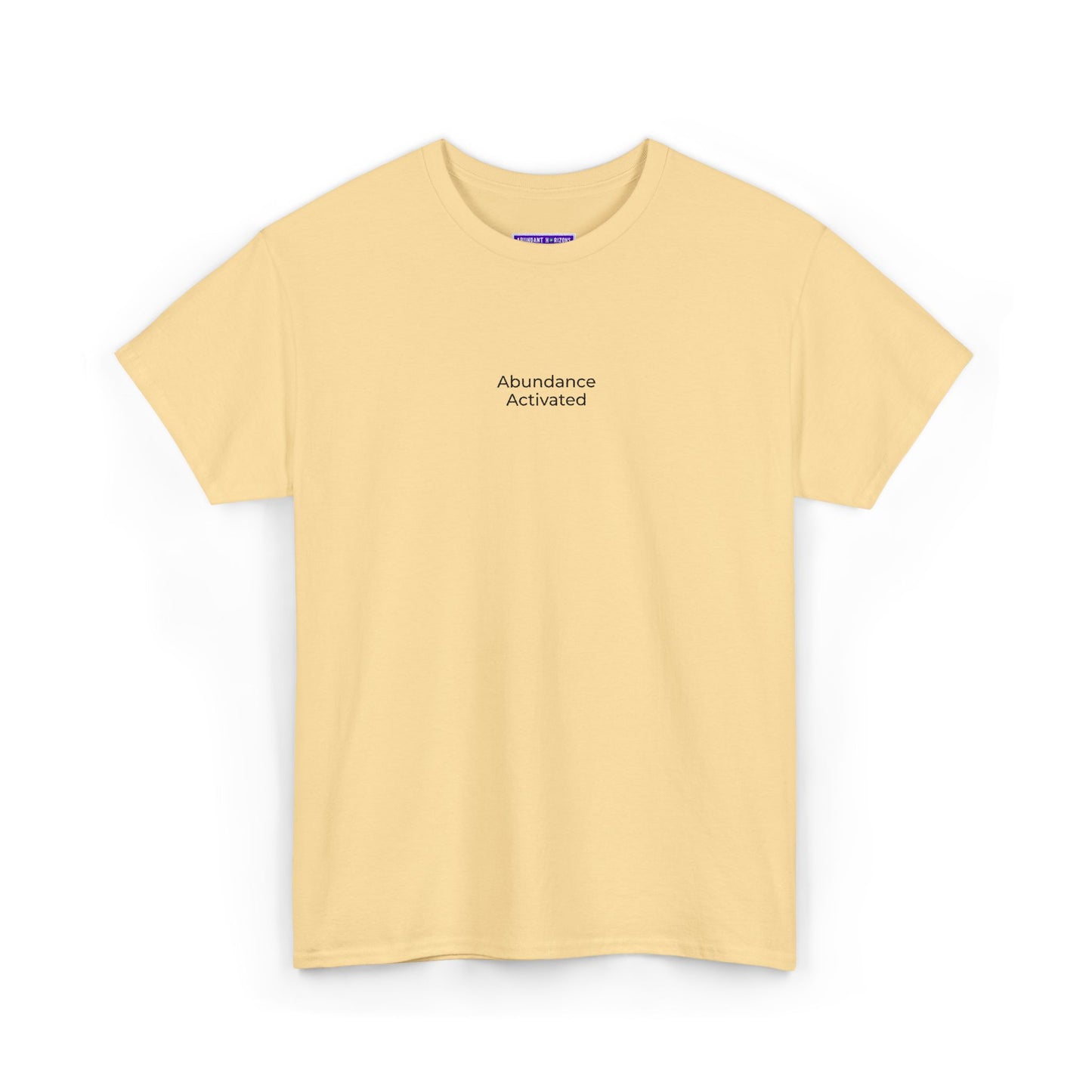 Abundance Activated Unisex Heavy Cotton Tee (Embroidered)