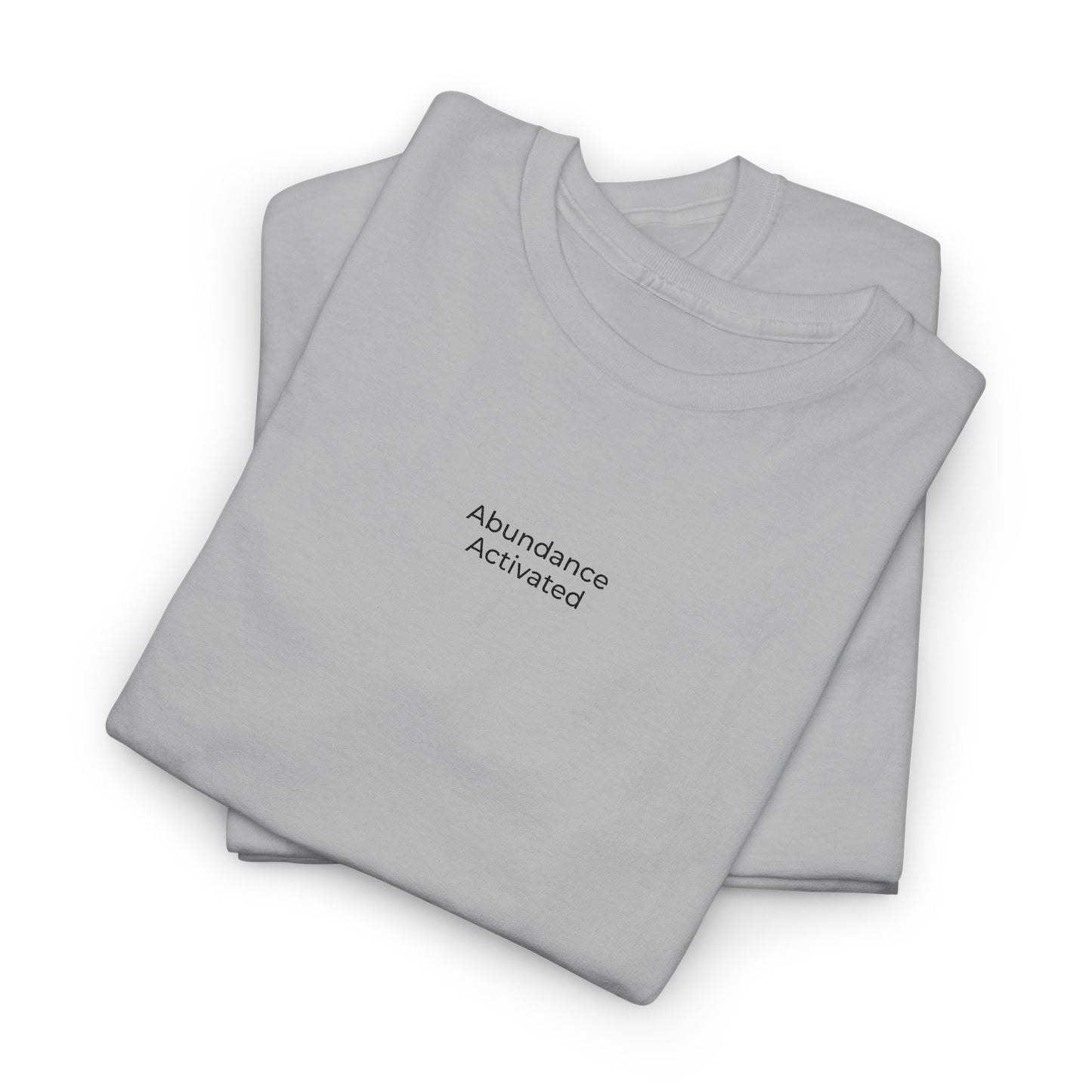 Abundance Activated Unisex Heavy Cotton Tee (Embroidered)