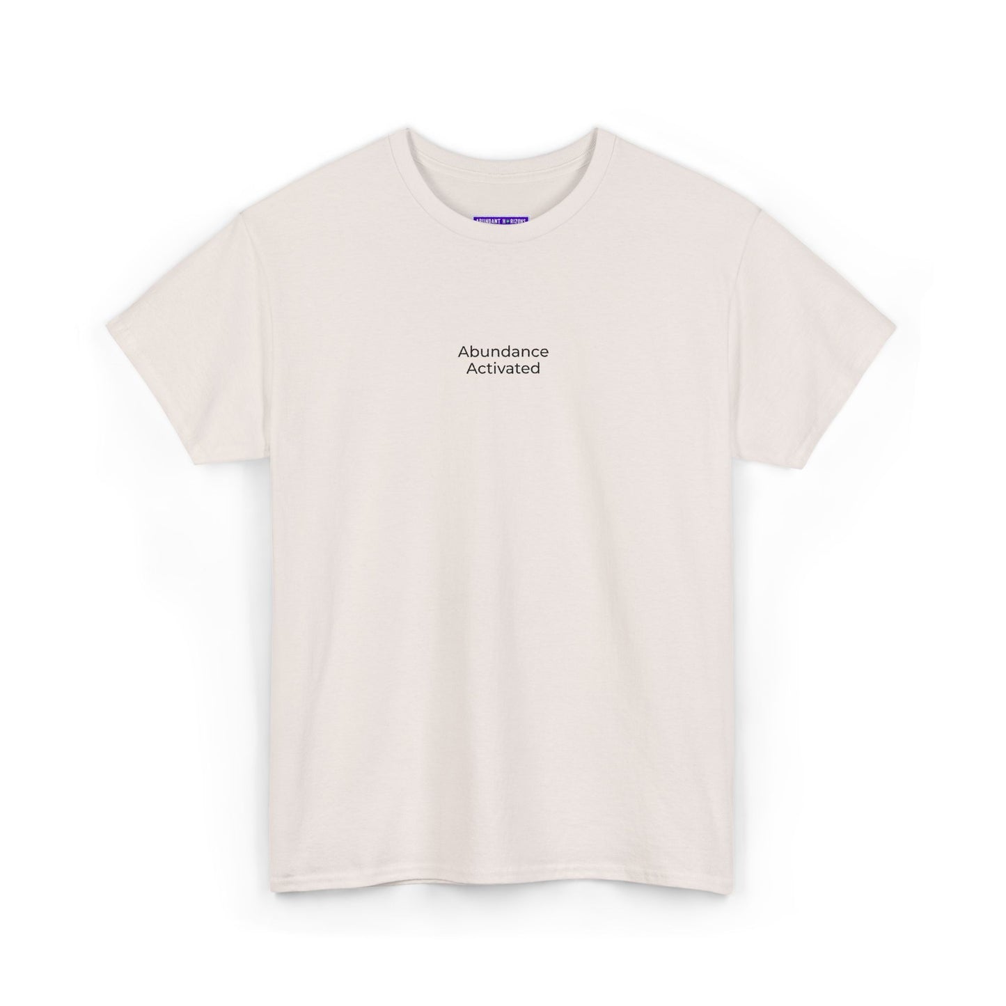 Abundance Activated Unisex Heavy Cotton Tee (Embroidered)