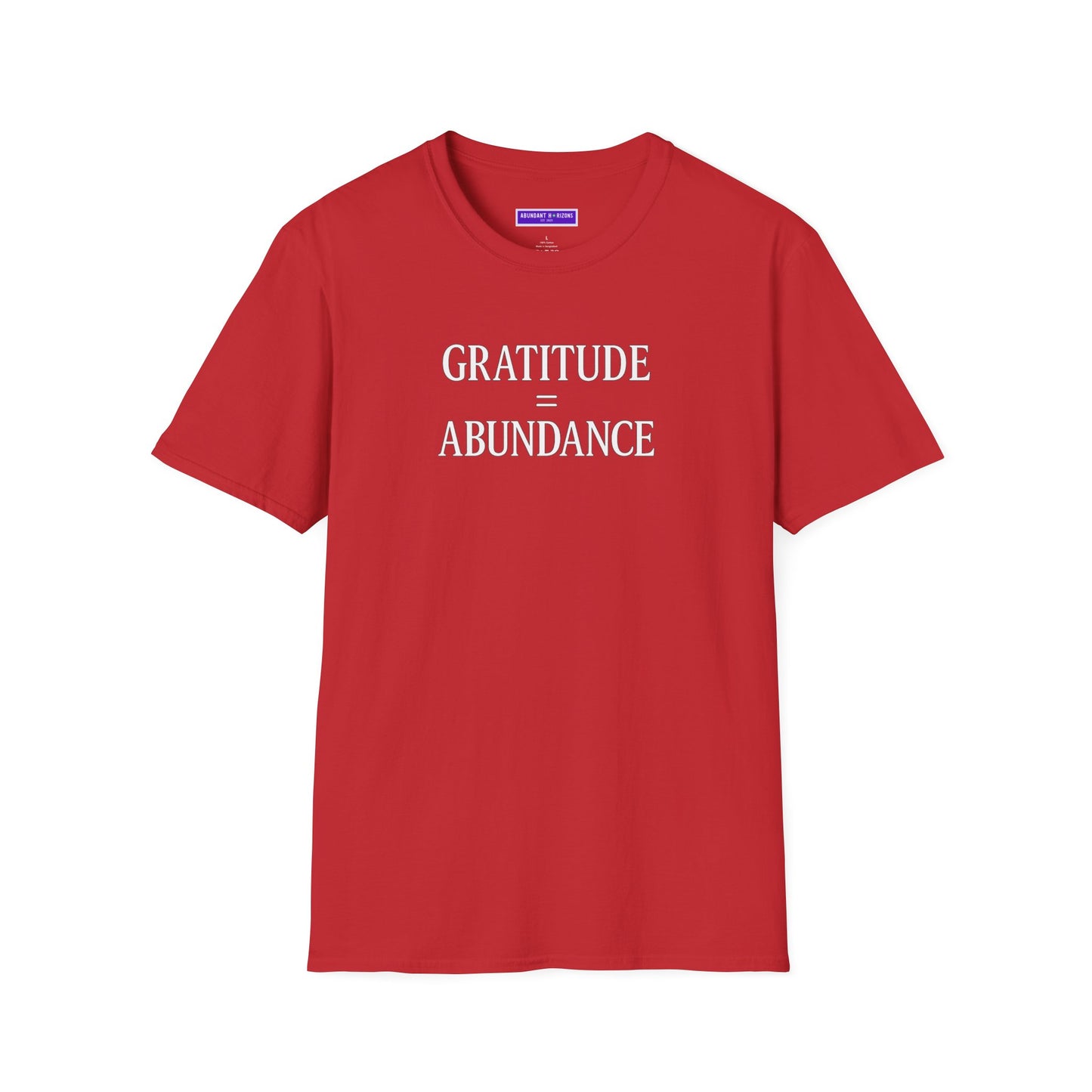 Gratitude Equals Abundance T-Shirt