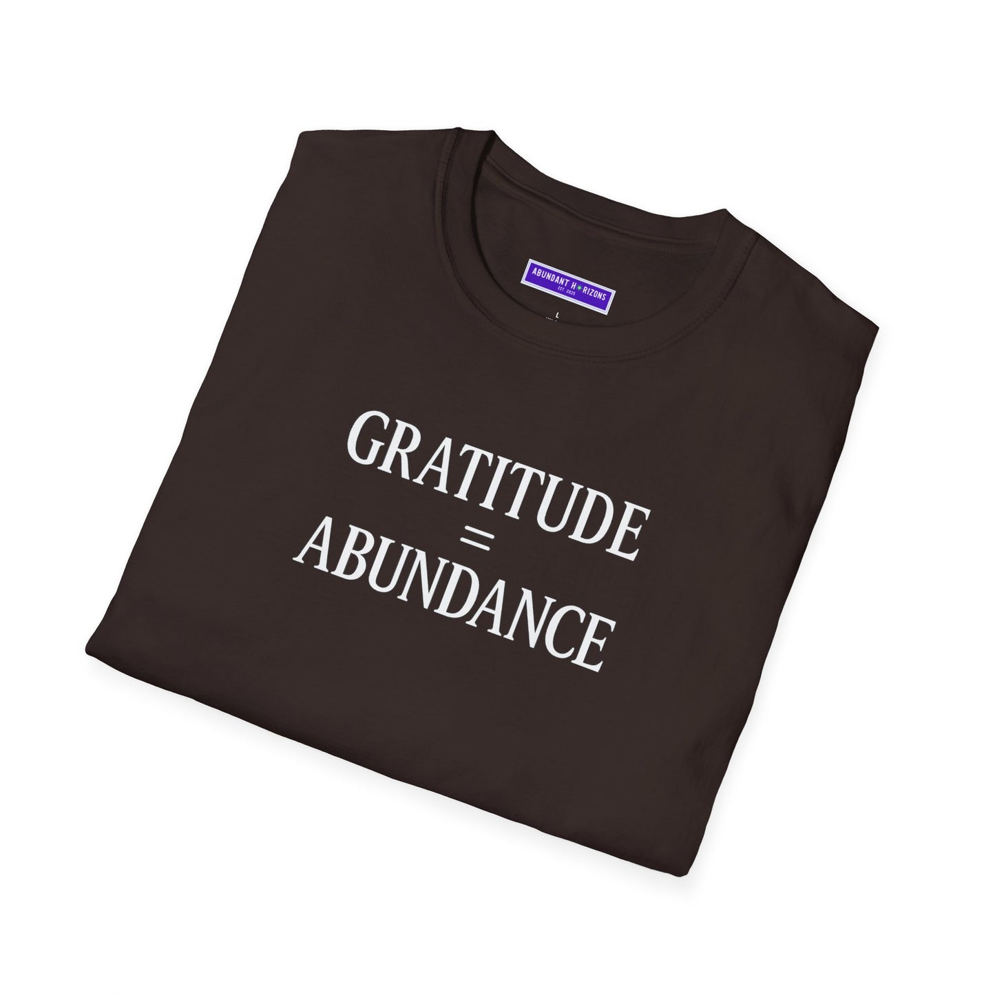 Gratitude Equals Abundance T-Shirt