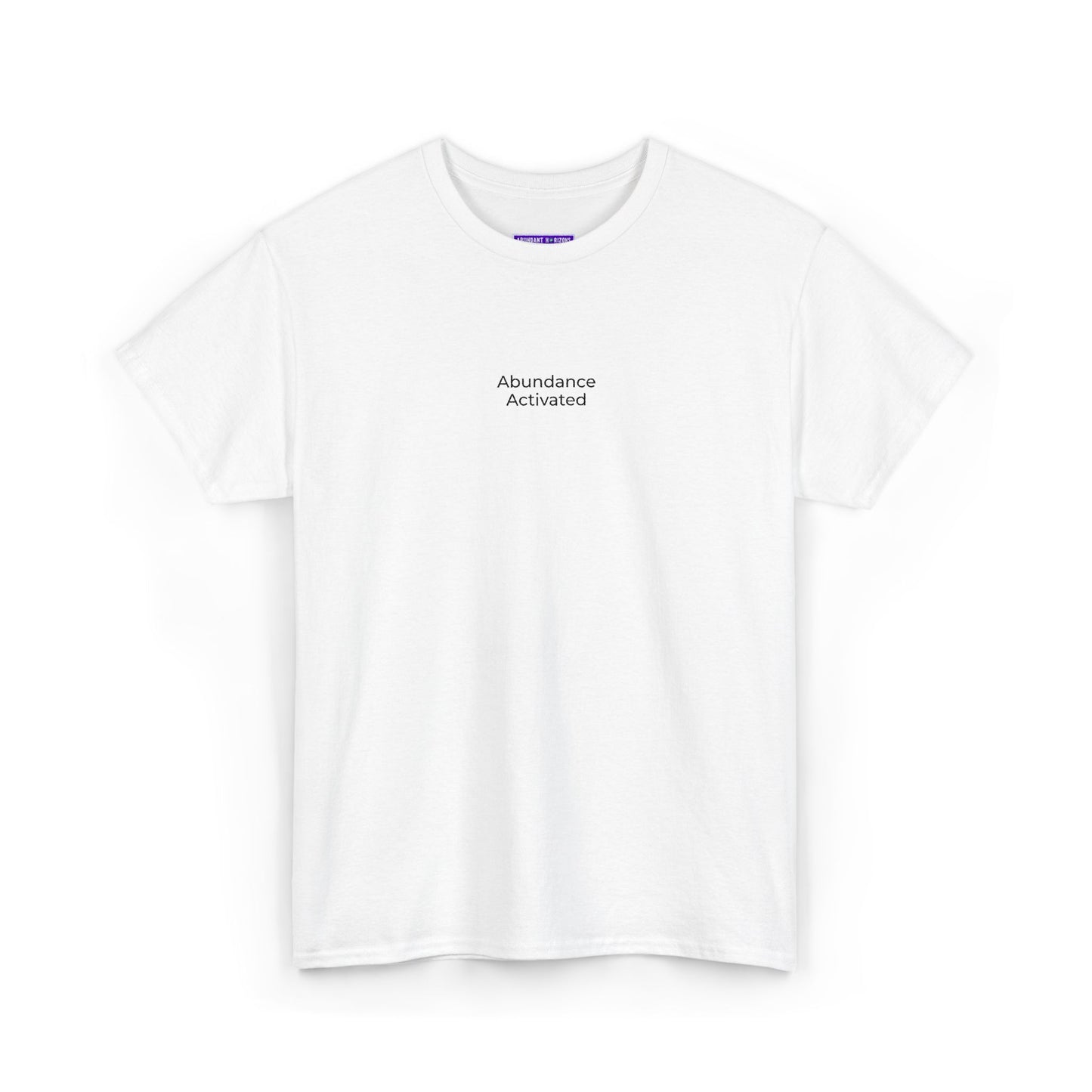 Abundance Activated Unisex Heavy Cotton Tee (Embroidered)