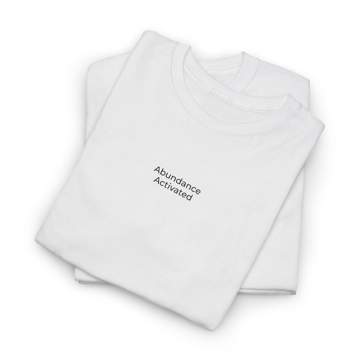 Abundance Activated Unisex Heavy Cotton Tee (Embroidered)