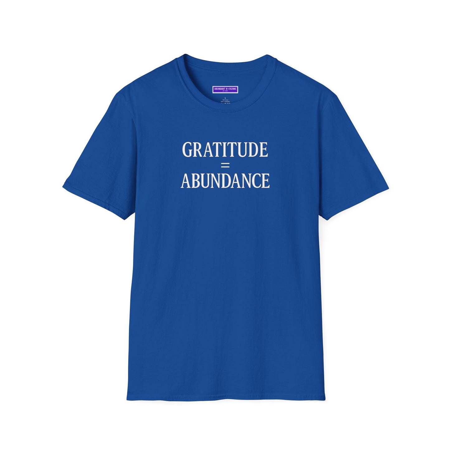 Gratitude Equals Abundance T-Shirt
