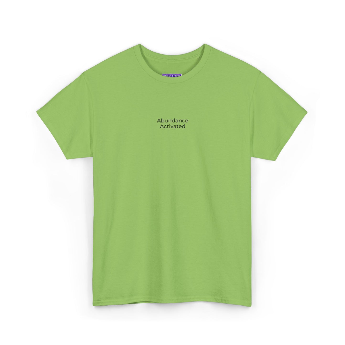 Abundance Activated Unisex Heavy Cotton Tee (Embroidered)