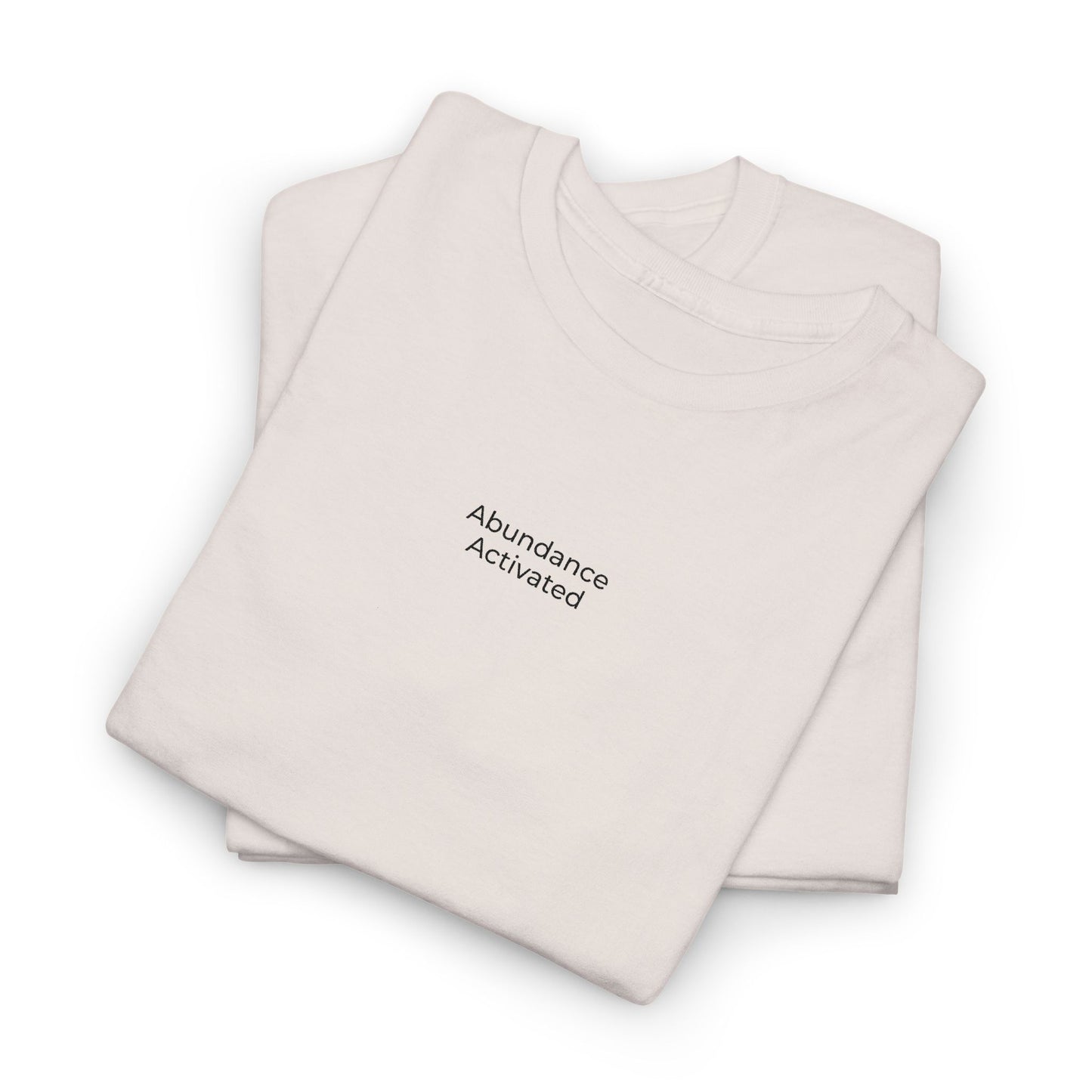 Abundance Activated Unisex Heavy Cotton Tee (Embroidered)