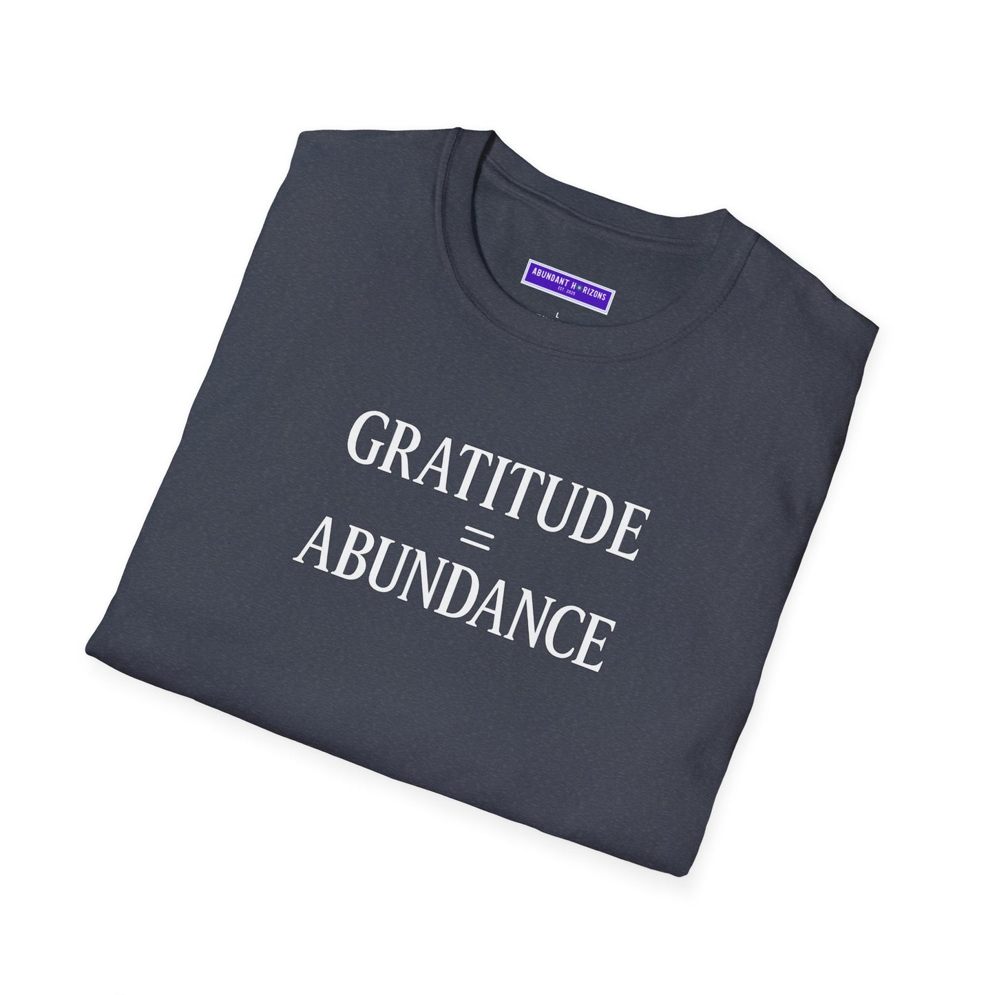 Gratitude Equals Abundance T-Shirt