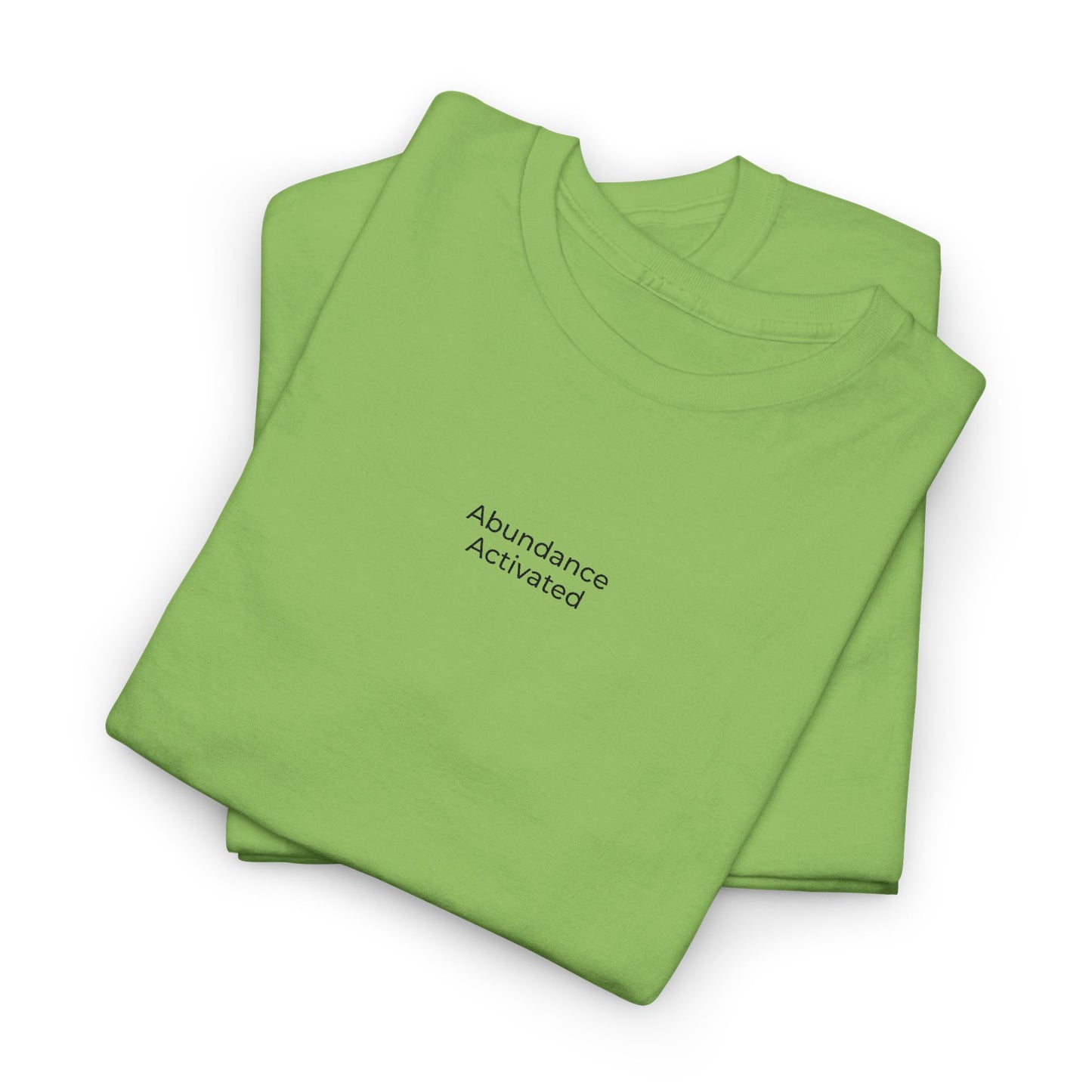 Abundance Activated Unisex Heavy Cotton Tee (Embroidered)