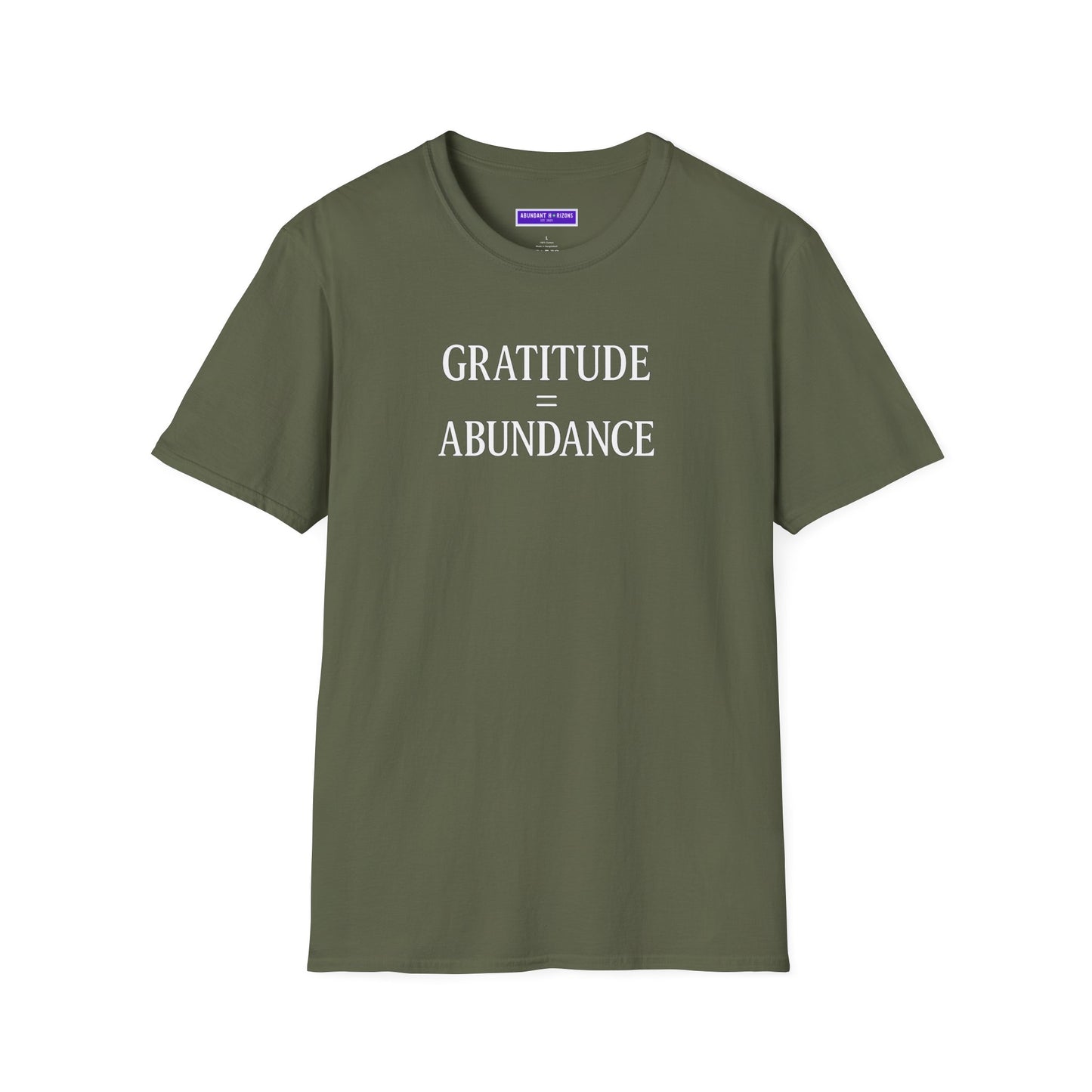 Gratitude Equals Abundance T-Shirt