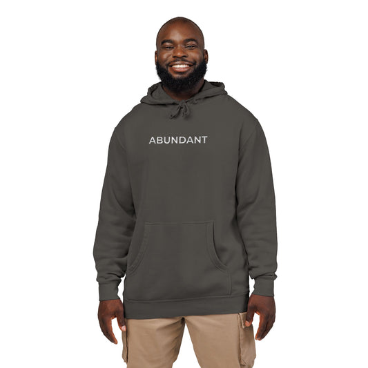 Abundant Embroidered Unisex Hoodie